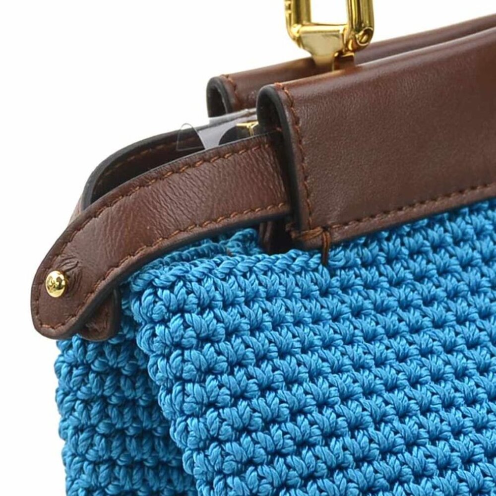 ★SOLD★ Fendi Shoulder Bag Handbag Mini Peekaboo 8 3 - Picture 6 of 10